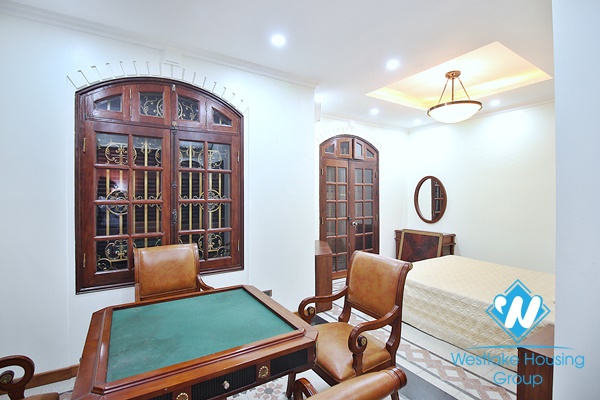 Corner furnished house for rent in Dang Thai Mai area, Tay Ho